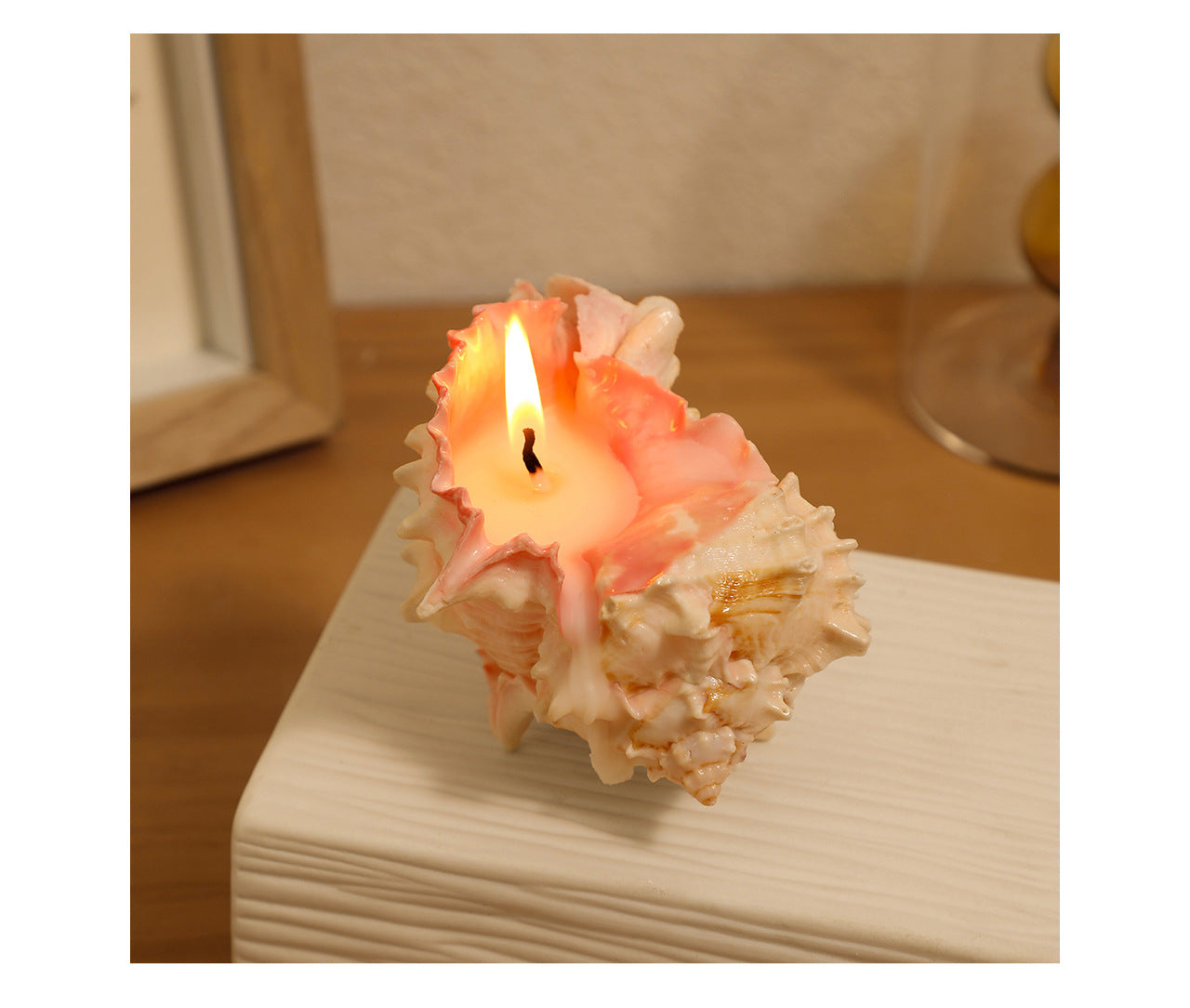 Conch Shell Scented Candle,Gift for Her,Mom Gifts,Sea Beach Party Supply,Handmade Scented Candle,Soy Wax Candle Gift,Birthday Party Favor Gift for Guest,Wedding Favor