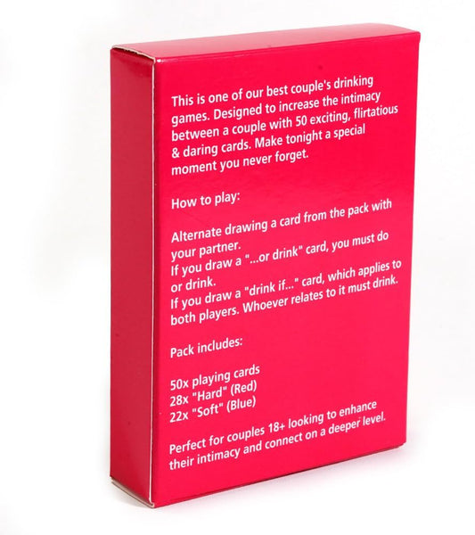 Sex Couples Drinking Game Cards for Adults - Excited & Exhausted