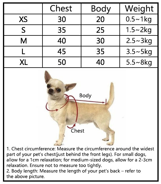 Summer Cute Pet Clothes for Dogs and Cats