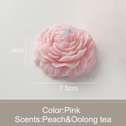 Floral Shaped Scented Candle Gift For Guest,Wedding Party Favors Supplies