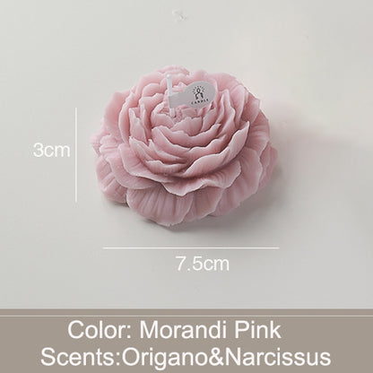 Floral Shaped Scented Candle Gift For Guest,Wedding Party Favors Supplies