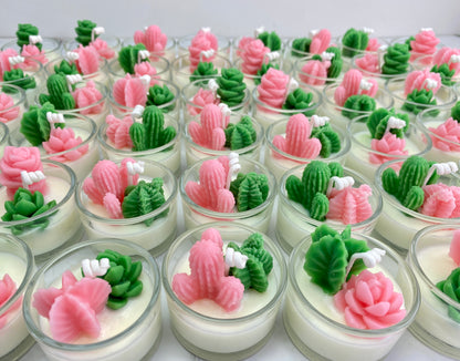 Bulk Succulent Candle Gift For Wedding/Surprise Gift Ideas for Her/Cactus Candle Gift for Guest/Party Favors