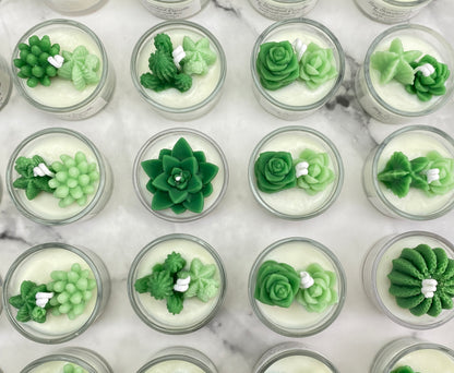 CUSTOMIZED Mini Succulent&Cactus Candle Gift